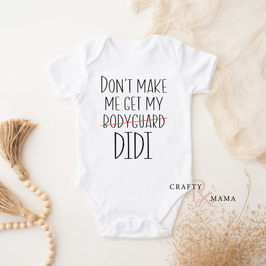 Personalized Bodyguard Didi Bodysuit or Tee