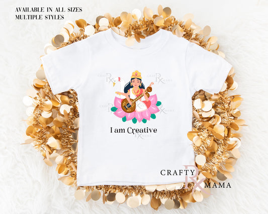I am creative Saraswati Bodysuit or Tee