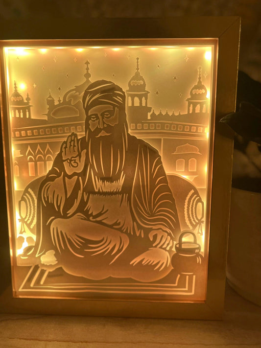 Guru Nanak Devji Color Changing Lightbox