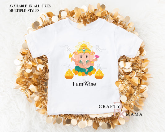 I am wise Ganesh Bodysuit or Tee