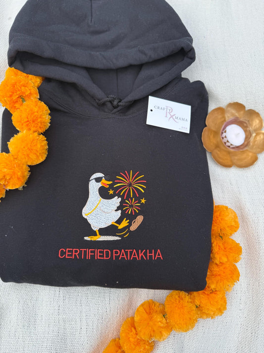 Funny Diwali Goose, Certified Patakha Sweatshirt