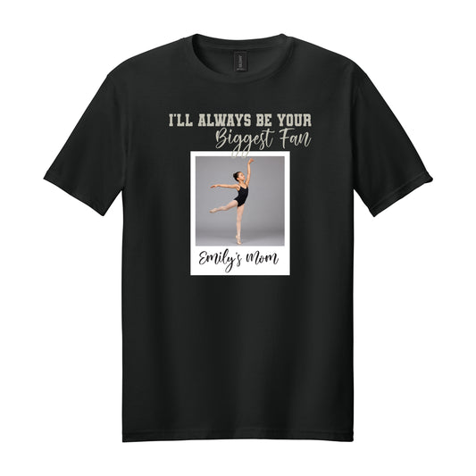 Personalized Biggest Fan Adult Comfort Colors
