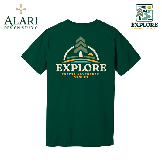 Explore Pediatrics - Forest Adventure TShirt/Long Sleeve