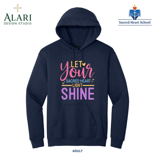 Sacred Heart Let your Light Shine Tee, Shirt, Sweatshirt