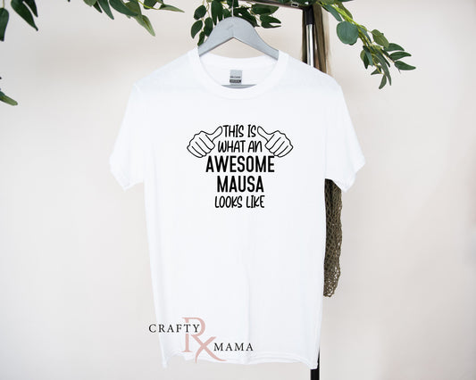 Personalized Awesome Uncle looks like Tee