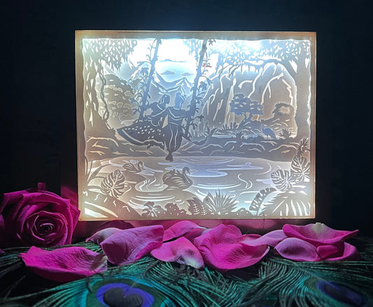 Radha Krishna Color Changing Lightbox