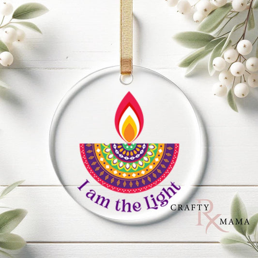 I am the Light Christmas Ornament