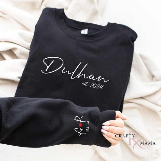 Dulhan with personalized sleeve Shirt