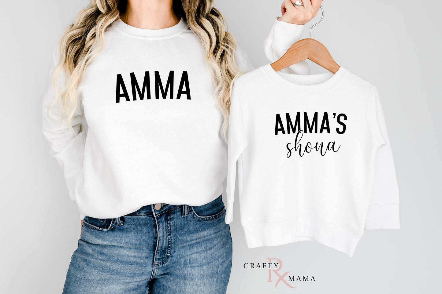 Personalized Mama and Beti Daughter Matching Tee