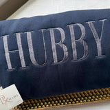 Embroidered Hubby, Wifey Sweatshirt