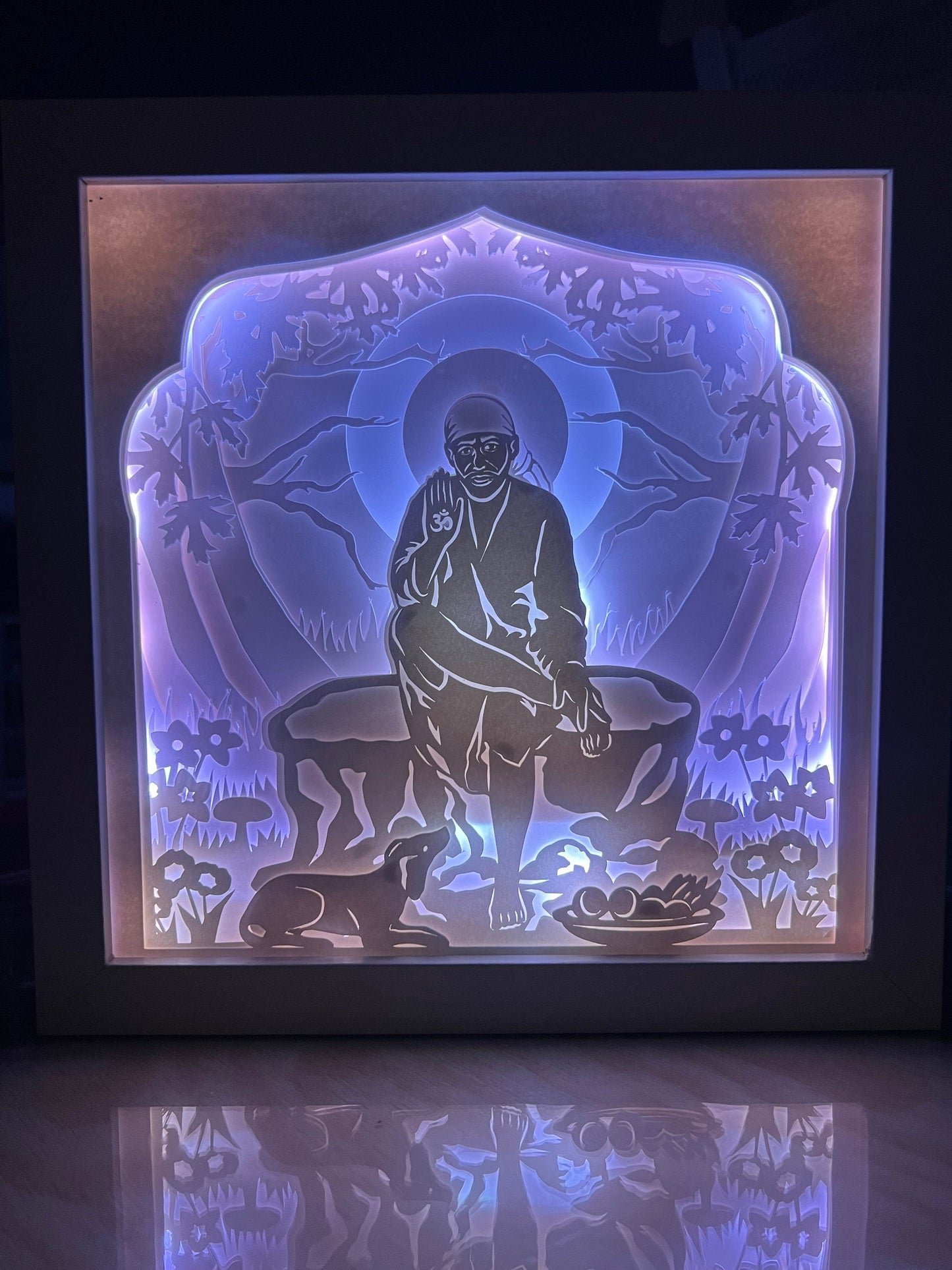 Sai Baba Color Changing Lightbox