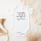 Personalized If you think I'm cute bodysuit