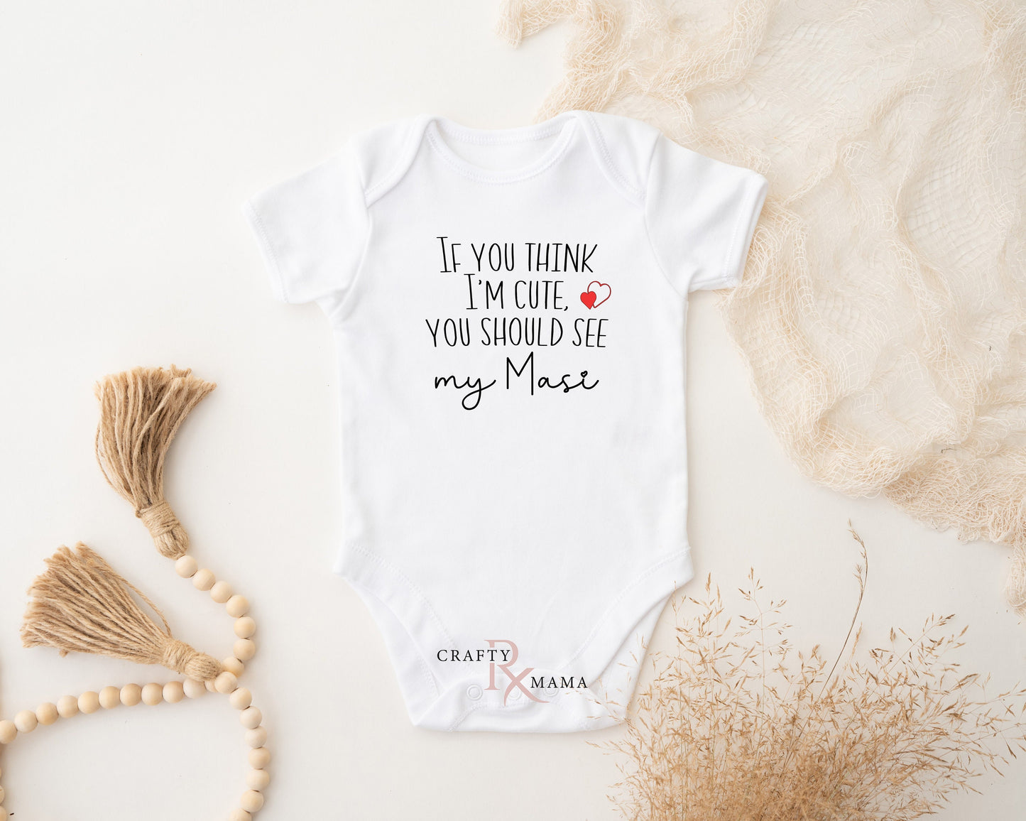 Personalized If you think I'm cute bodysuit