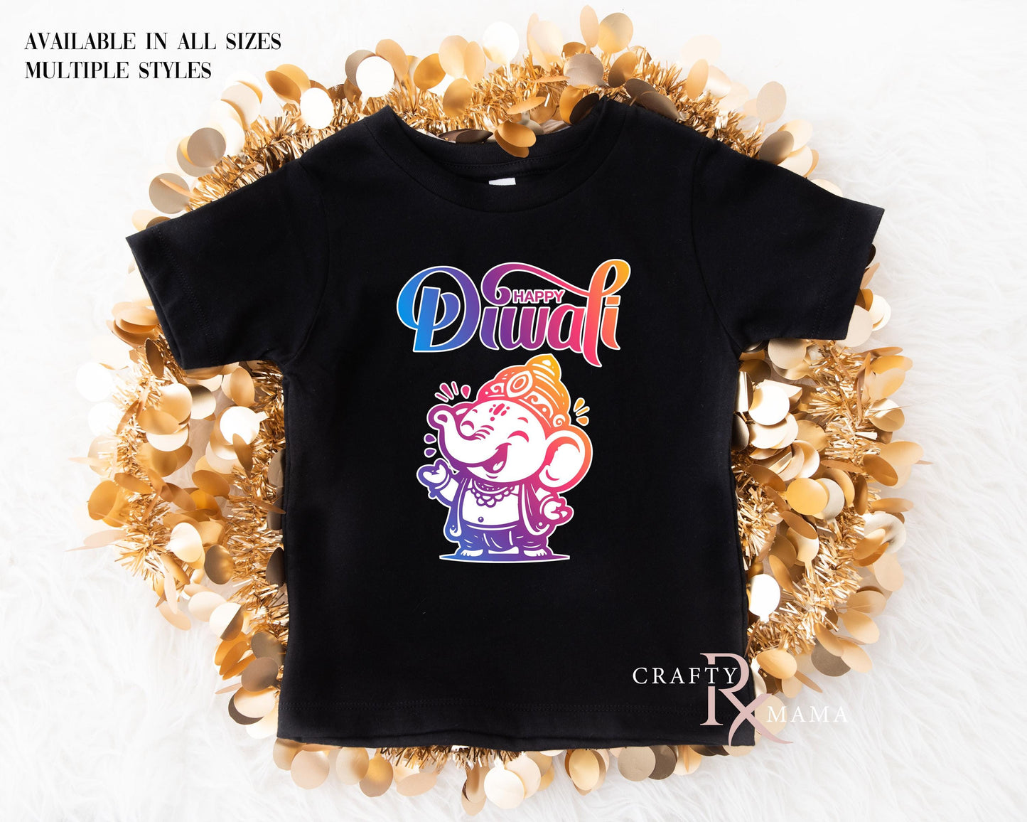 Vibrant Ganesh Diwali  Bodysuit or Tee