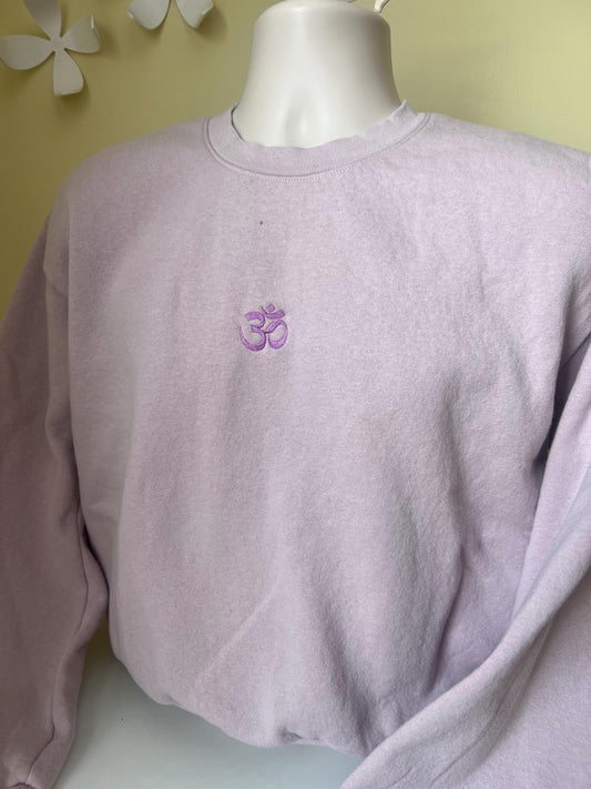 OM Embroidered Sweatshirt