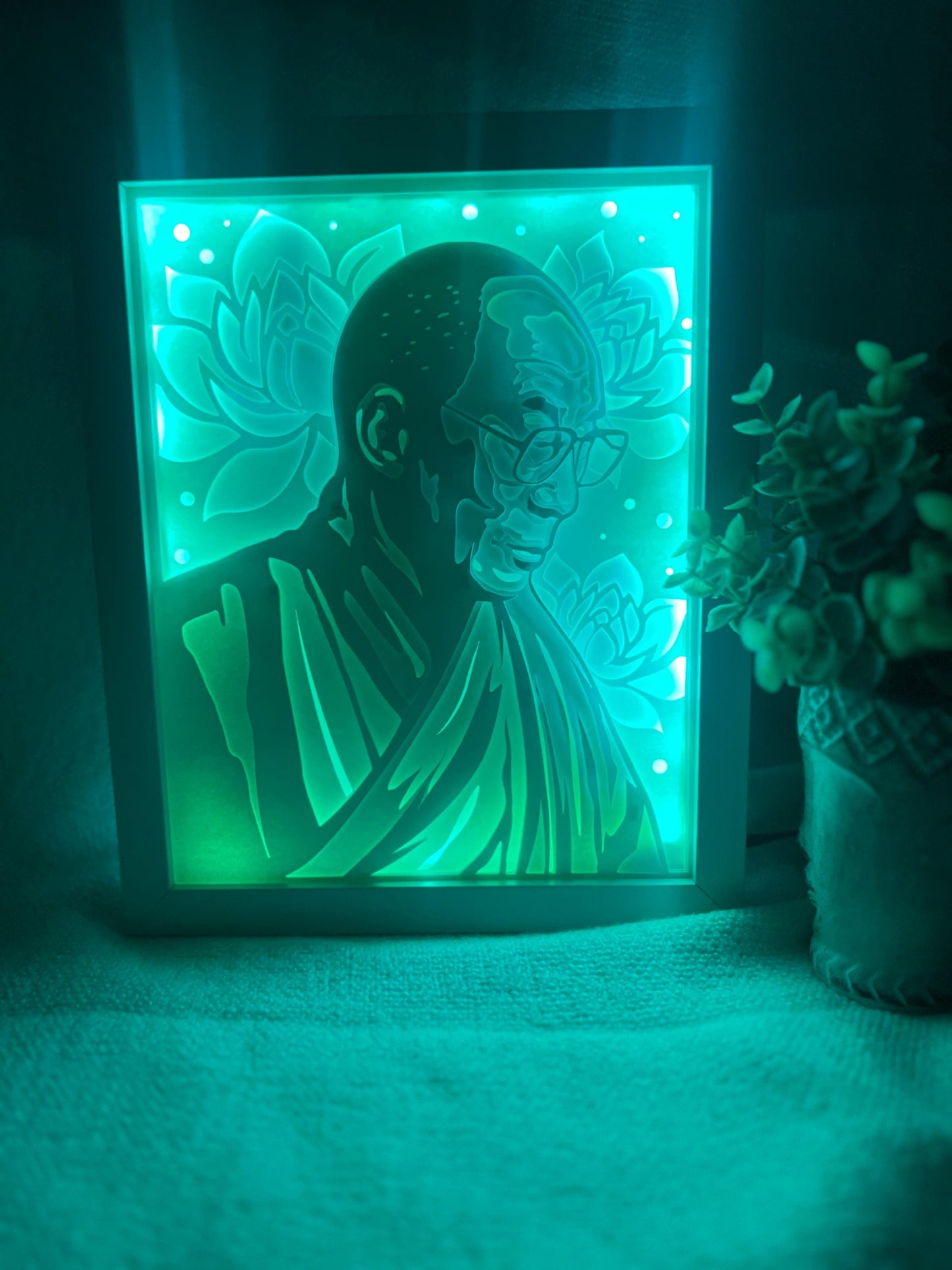 Dalai Lama Color Changing Lightbox