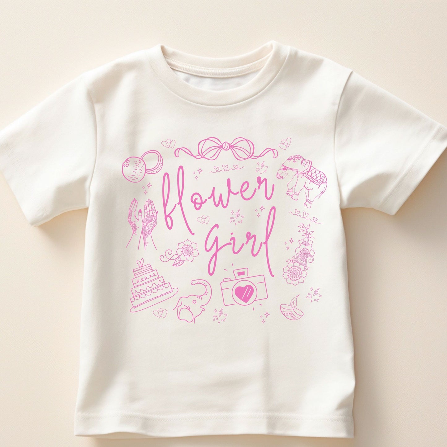 Flower Girl Doodle Shirt