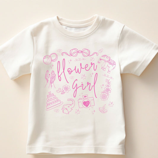 Flower Girl Doodle Shirt