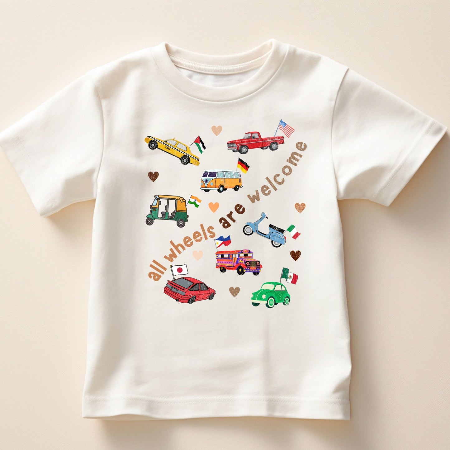 Unity; All wheels are welcome Tee or Bodysuit