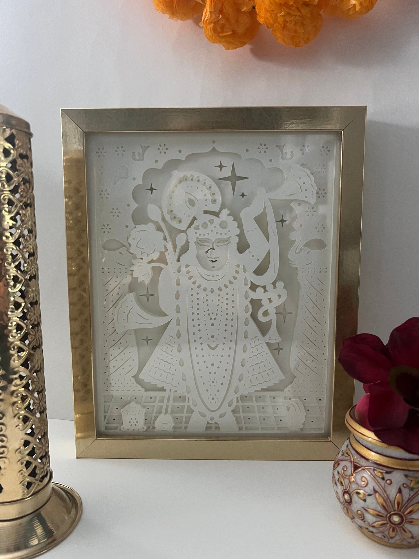 Shrinathji, Lord Krishna Color Changing Lightbox