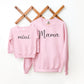 Personalized Matching Auntie and Mini Sweatshirts