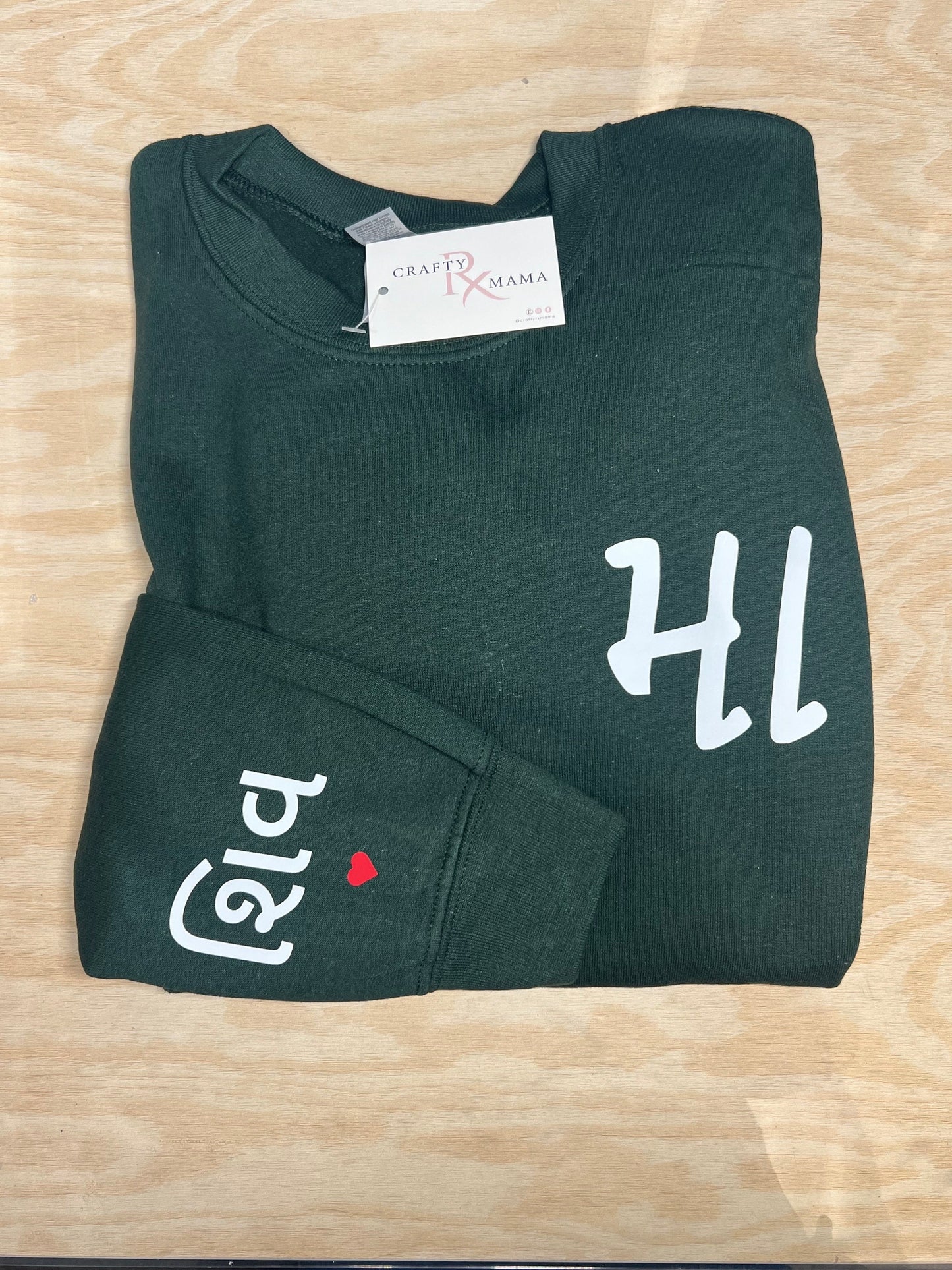 Personalized Punjabi Mama Sweatshirt w/names on sleeves