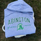 Youth Embroidered Green Wave Sweatshirt