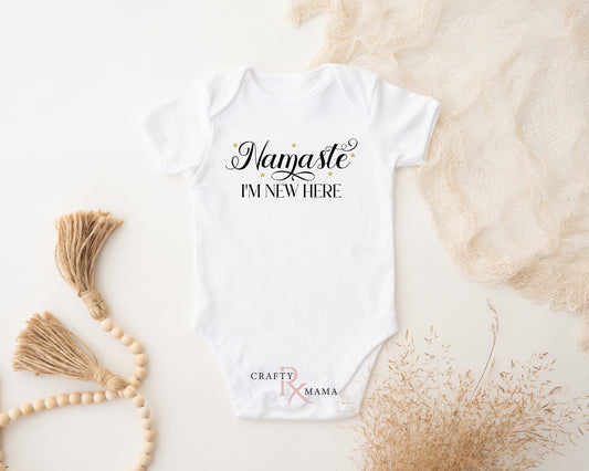 Namaste World, I'm New Here Bodysuit
