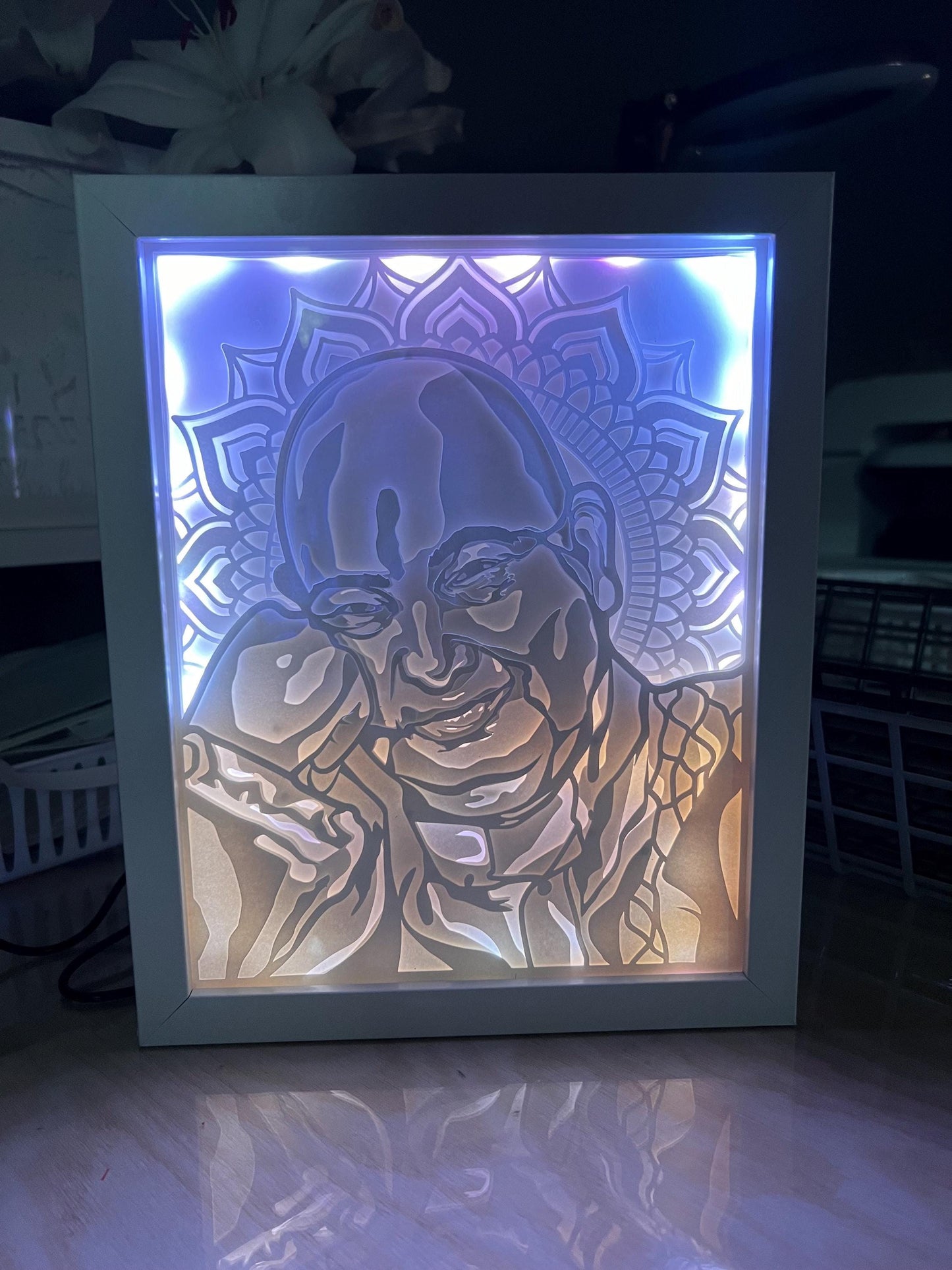 Shukrana Guruji Color Changing Lightbox