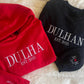 Dulha Hoodie or Sweatshirt w personalized year and sleeve