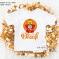 Orange and Red Ganesh Diwali bodysuit or tee