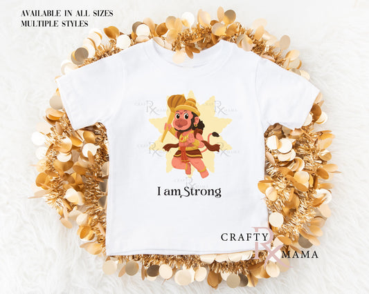 I am strong Hanuman Bodysuit or tee