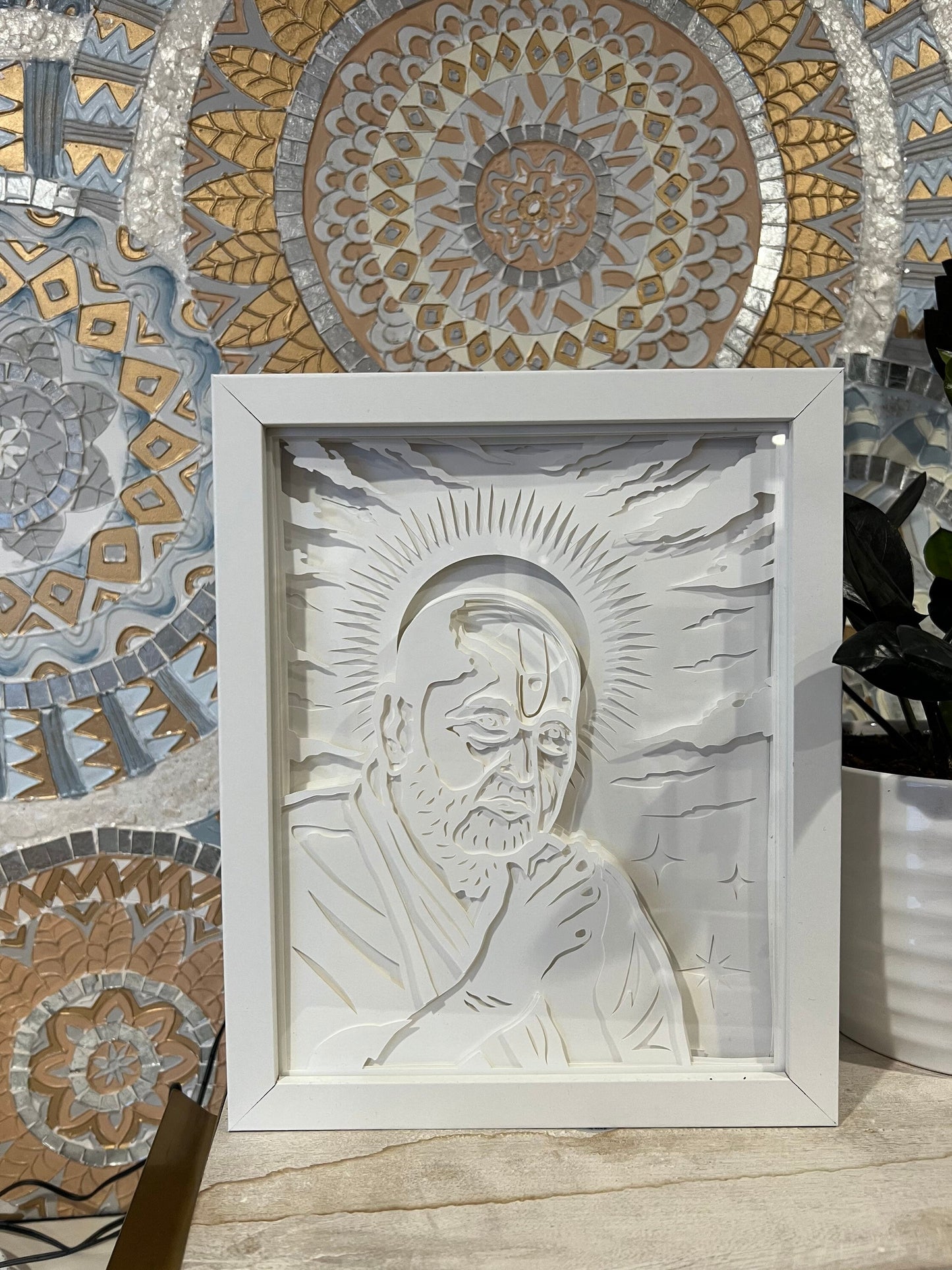 Pramukh Swami Maharaj Color Changing Lightbox