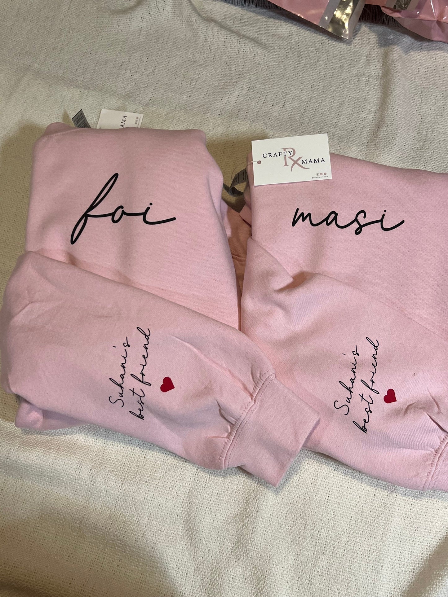 Personalized Mama Shirt with names on sleeve