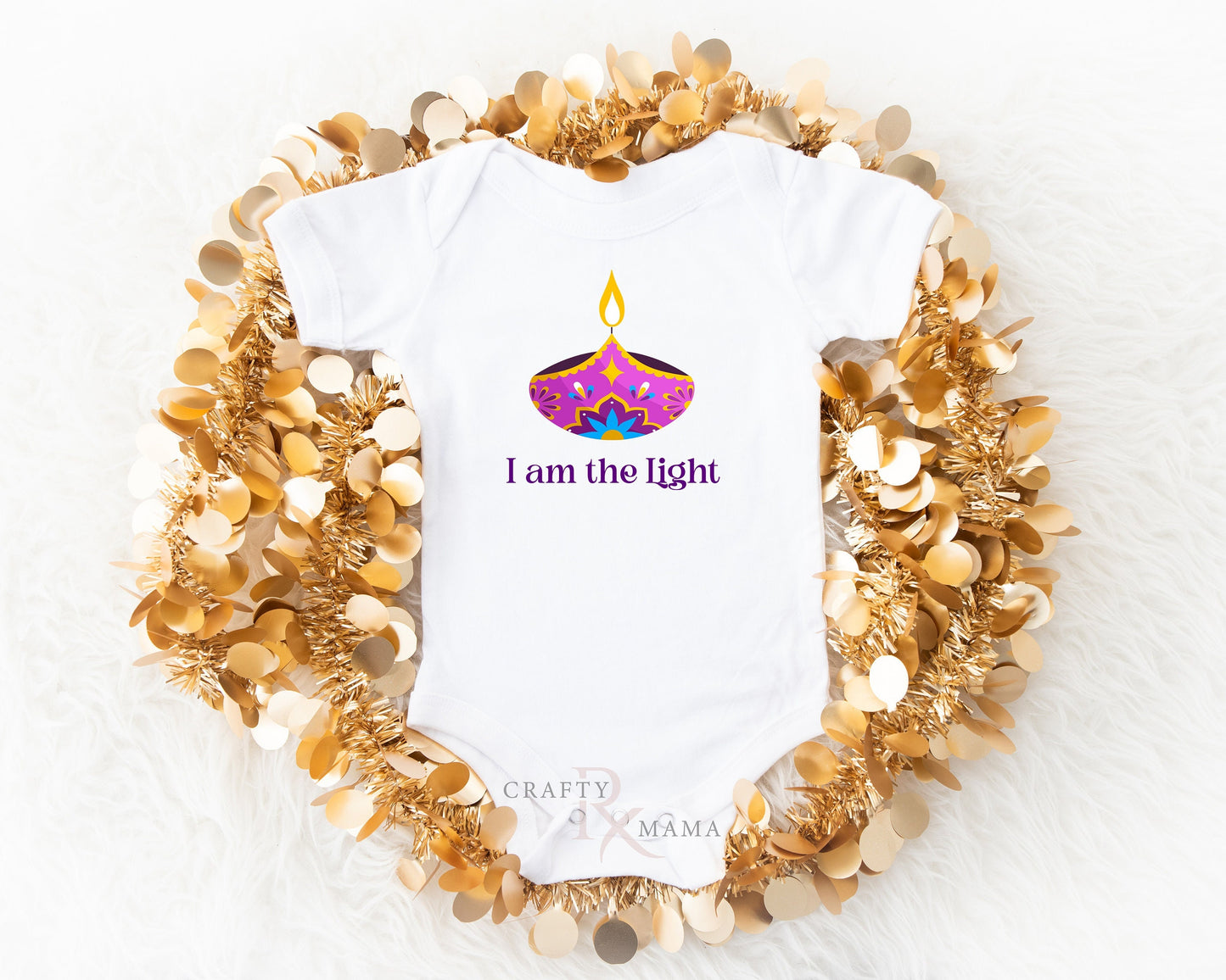 I am the Light Diya Bodysuit or Tee
