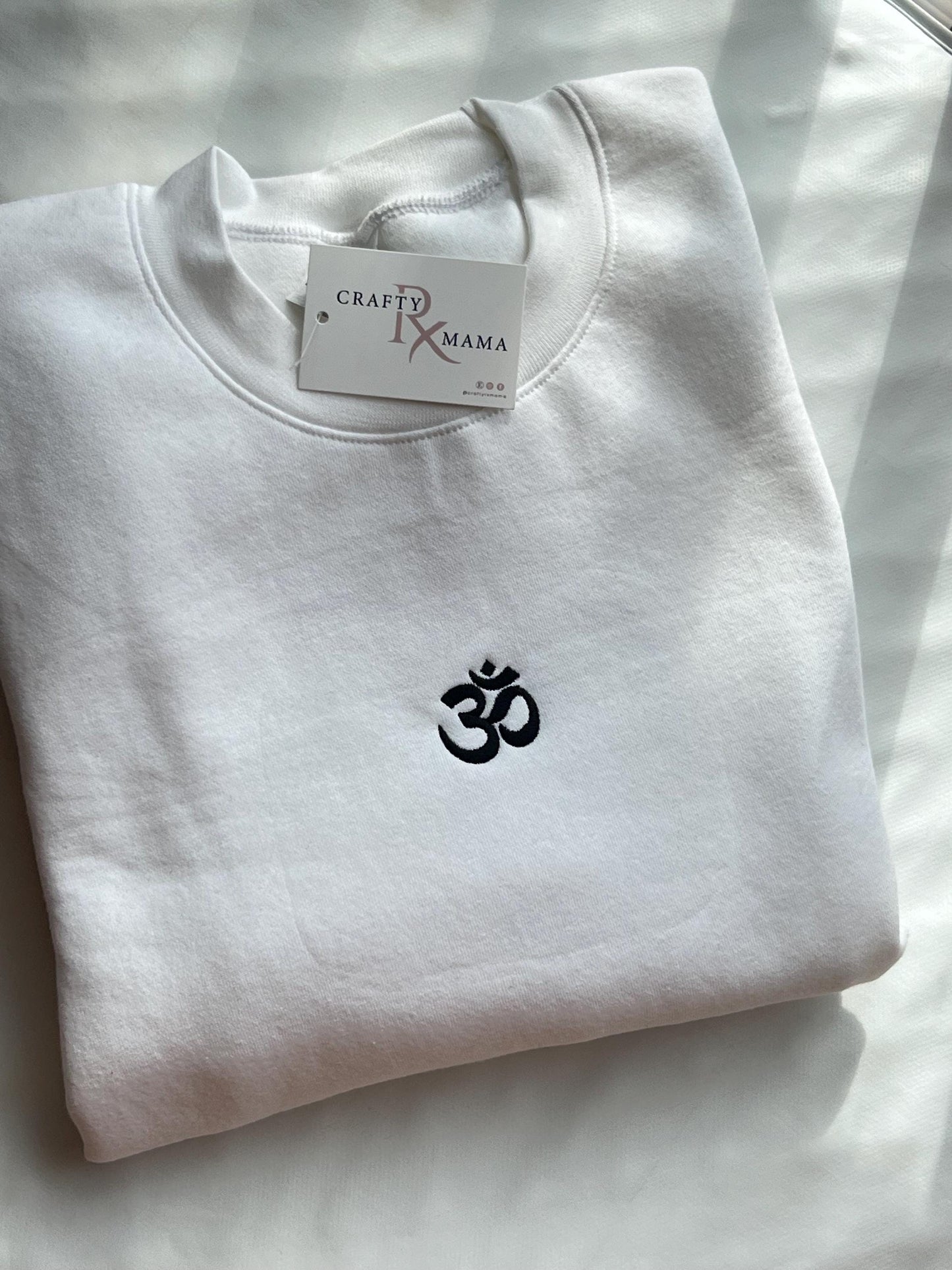 OM Embroidered Sweatshirt