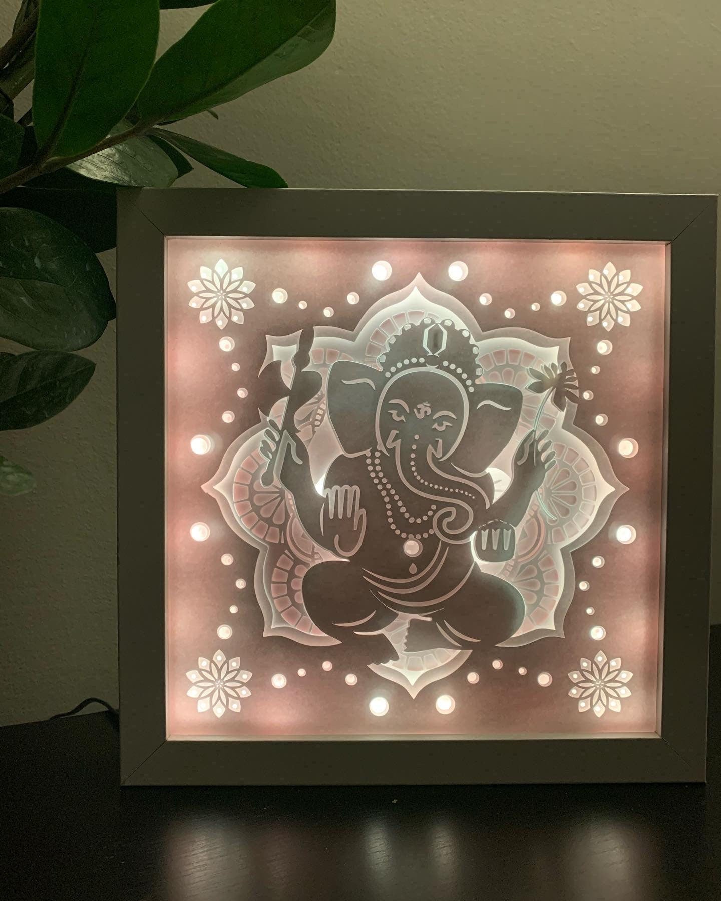 Ganesh Chaturthi Color Changing Lightbox
