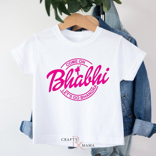 Bhabhi, Let's go Bhangra Silhouette T-Shirt