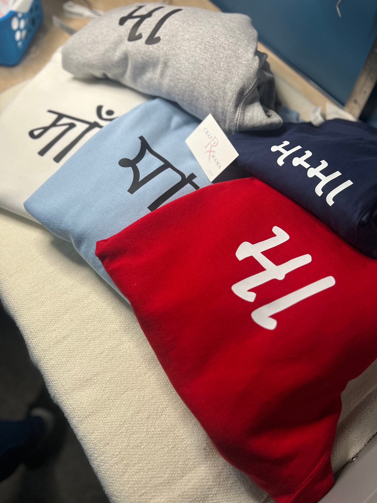 Personalized Appa in Bangla w/names on sleeve Sweatshirt