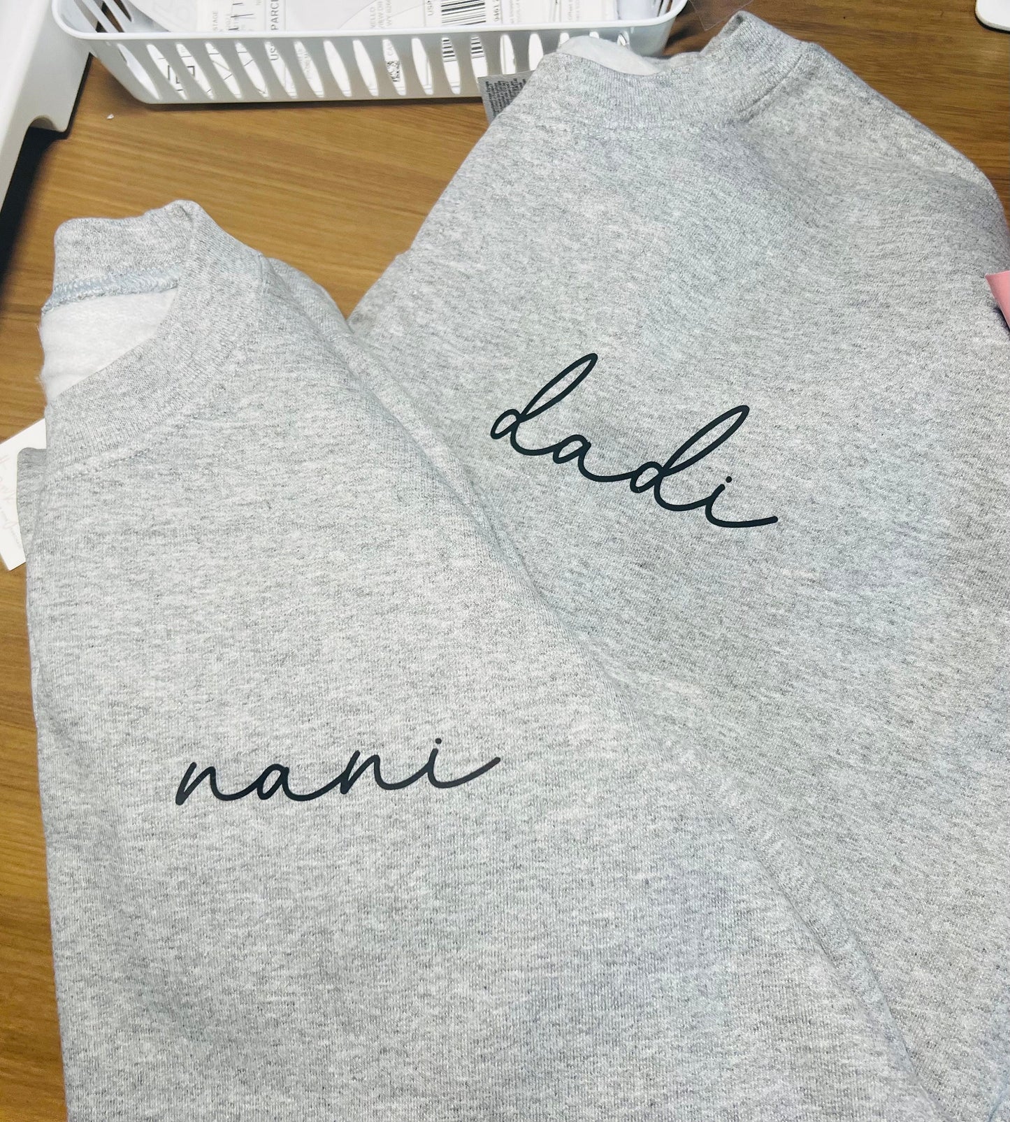 Personalized Mama Shirt with names on sleeve