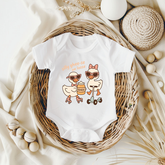 Retro Silly Ghee-see on the Loose Tee or Bodysuit