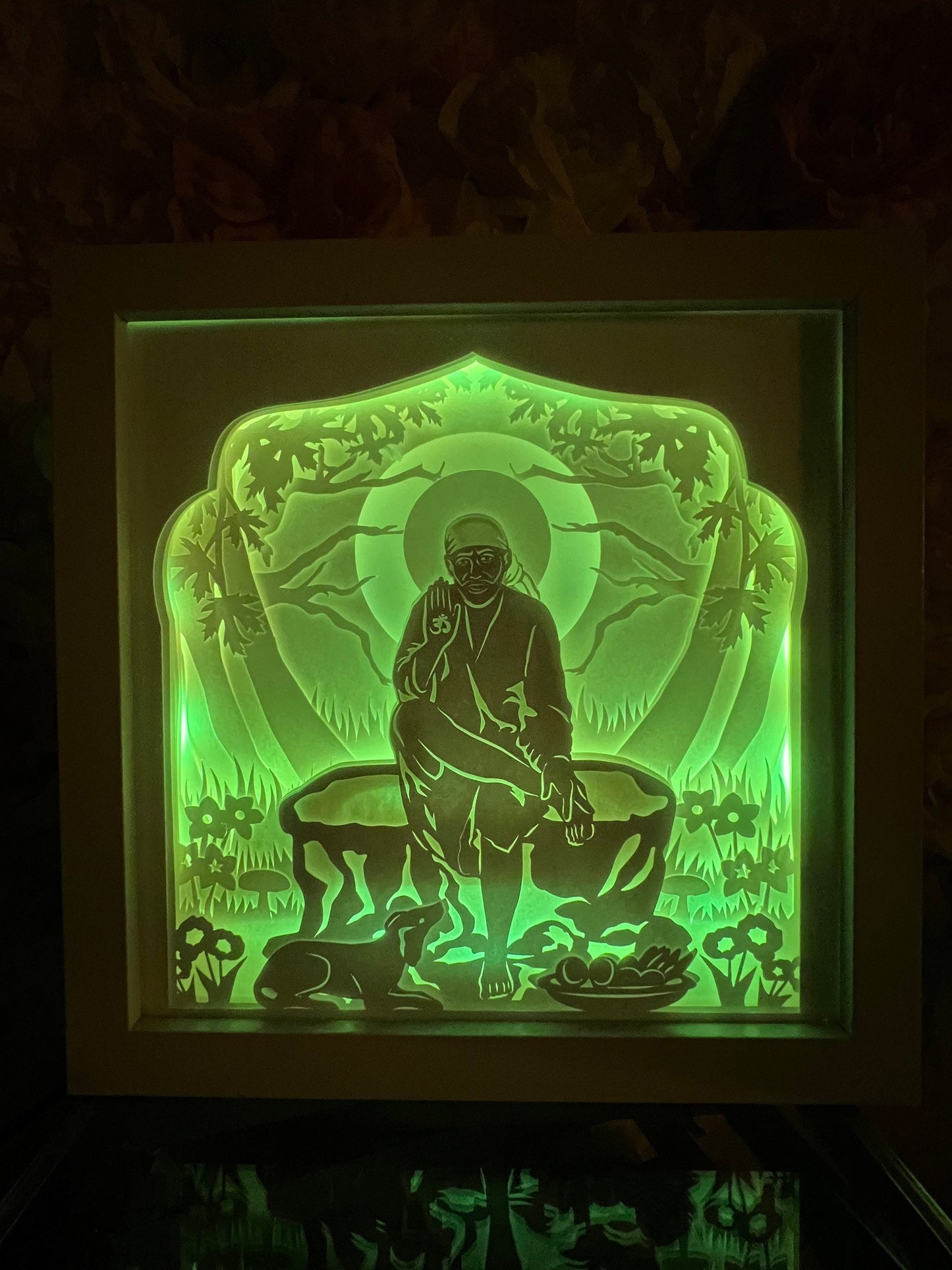 Sai Baba Color Changing Lightbox