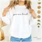 You are loved crewneck