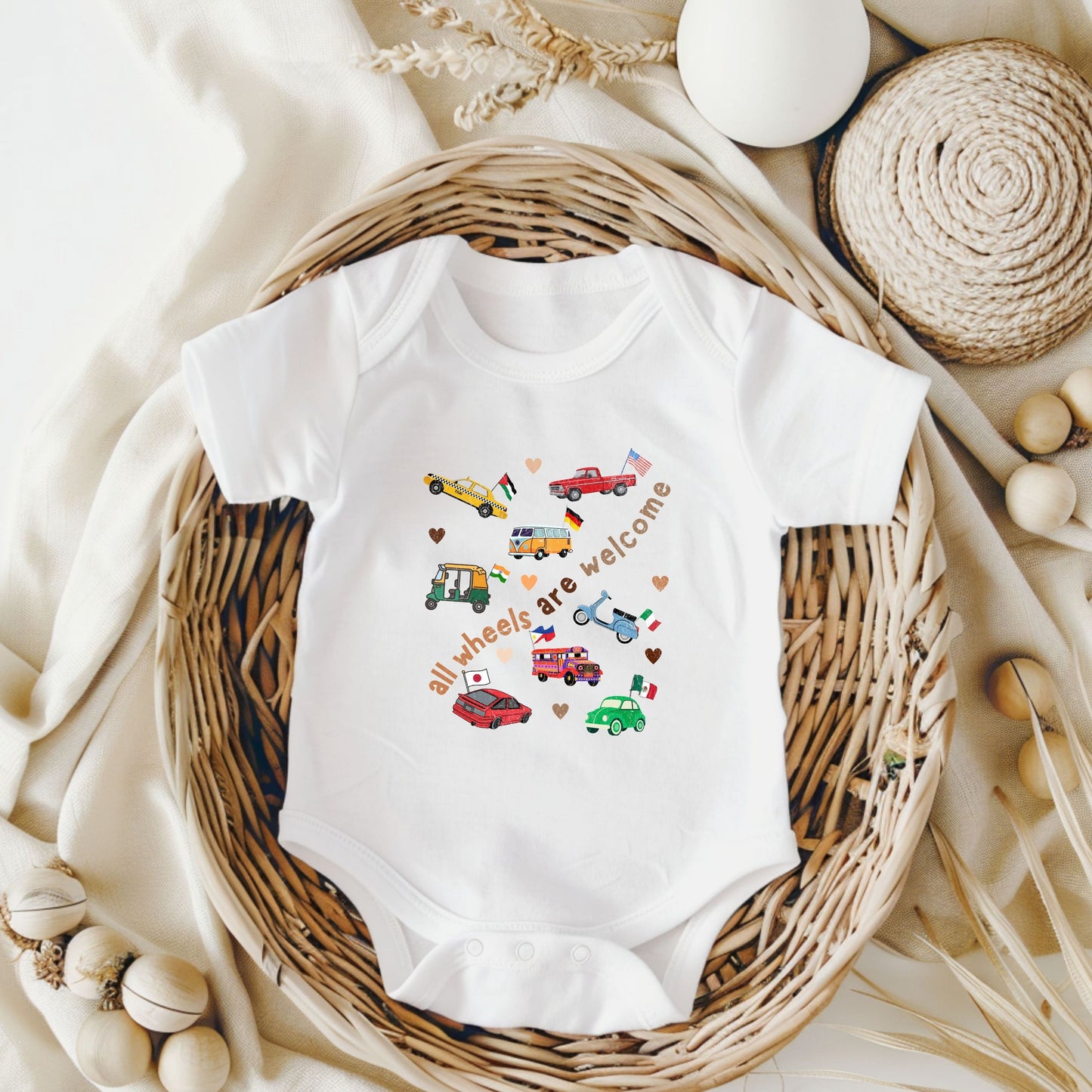 Unity; All wheels are welcome Tee or Bodysuit