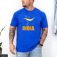 Team India Cricket Line drawing tee