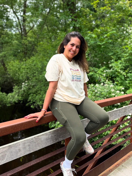 Embroidered Pyaar is Pyaar Tee