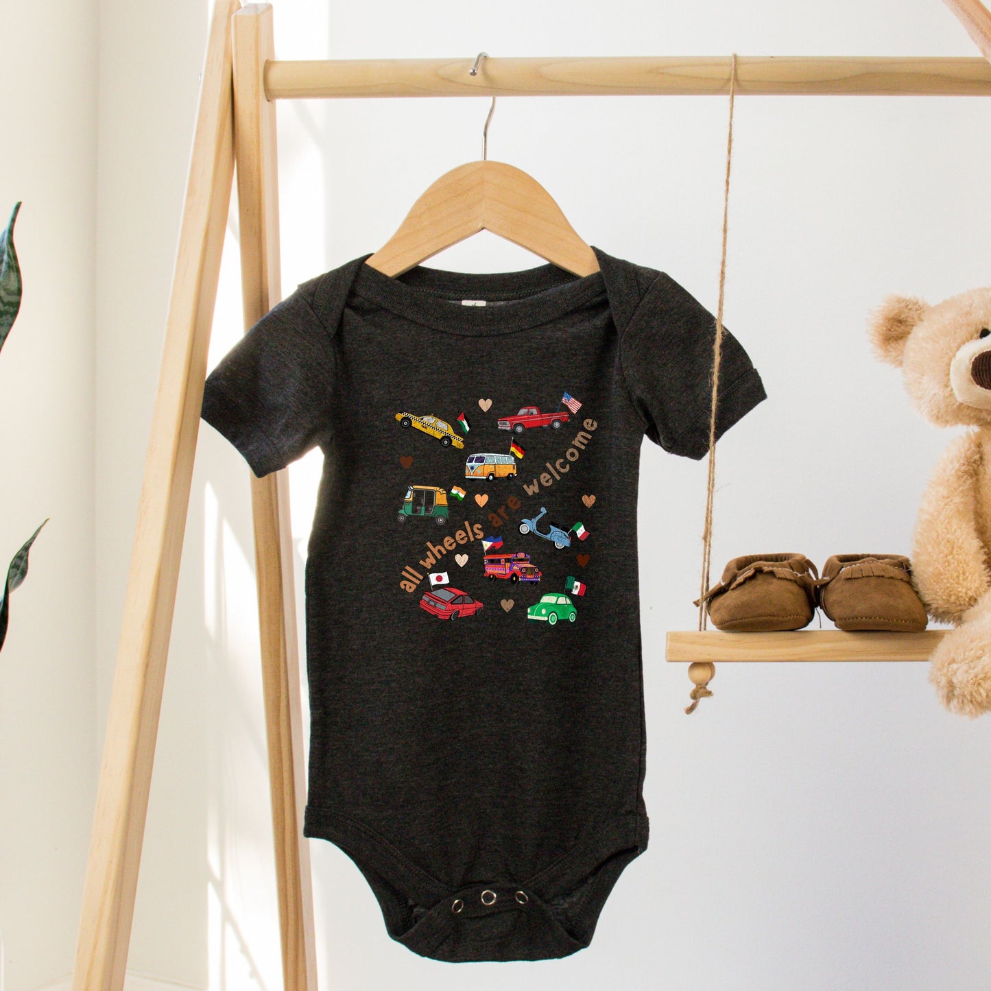 Unity; All wheels are welcome Tee or Bodysuit