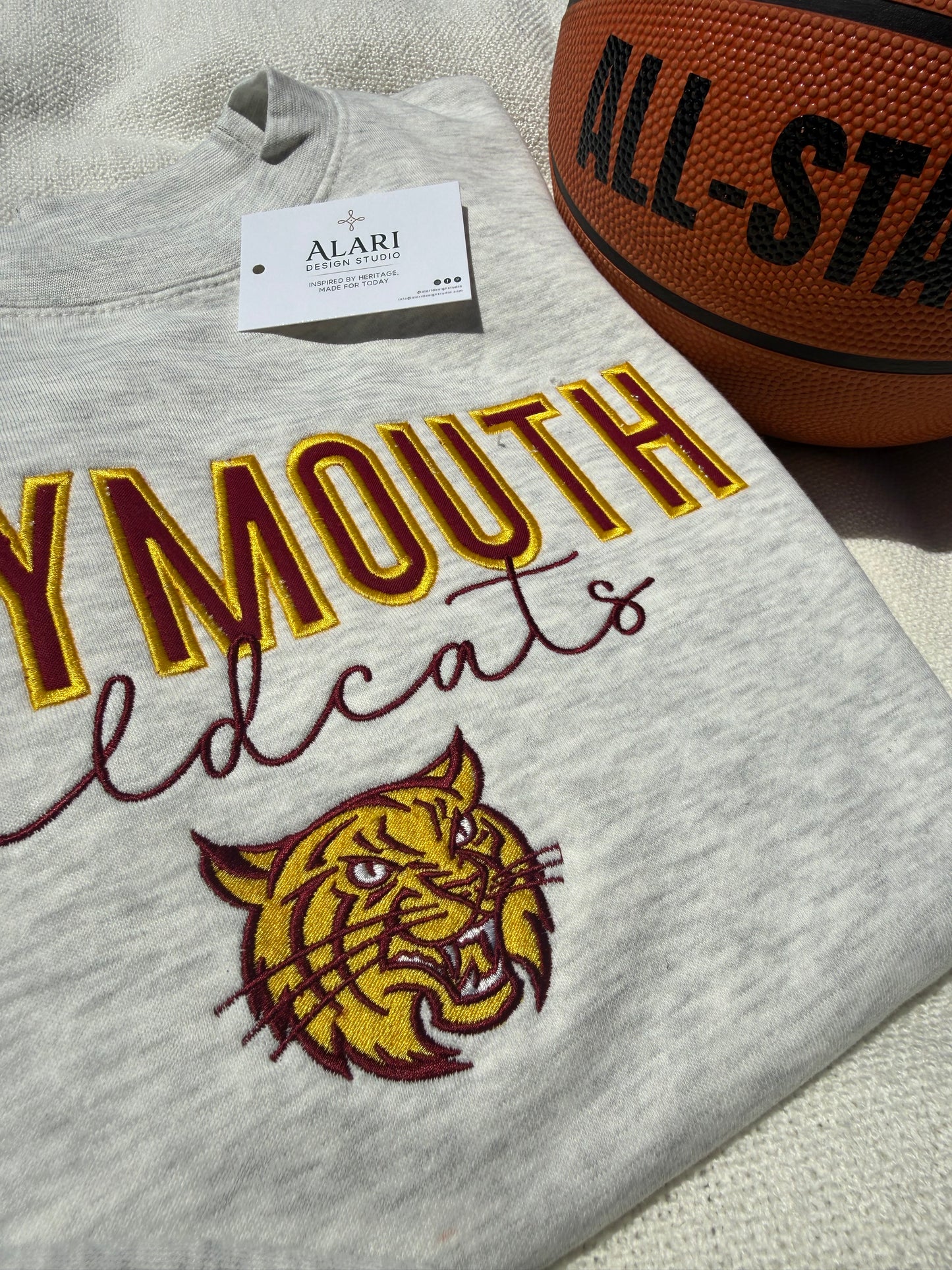 Embroidered Weymouth Wildcat Sweatshirt