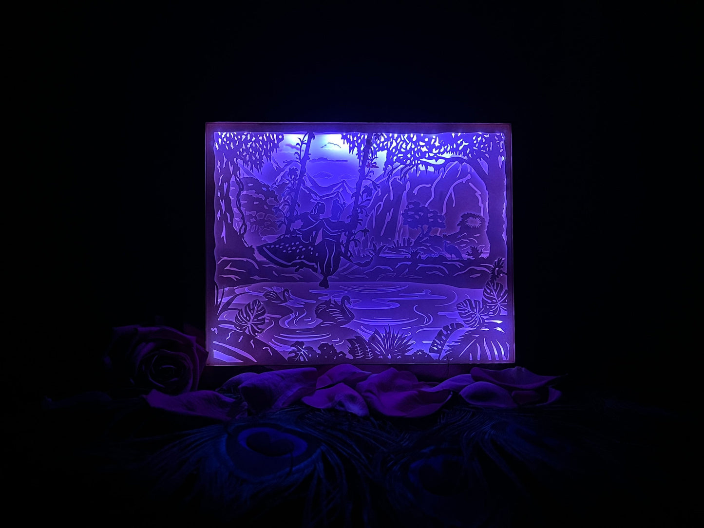 Radha Krishna Color Changing Lightbox