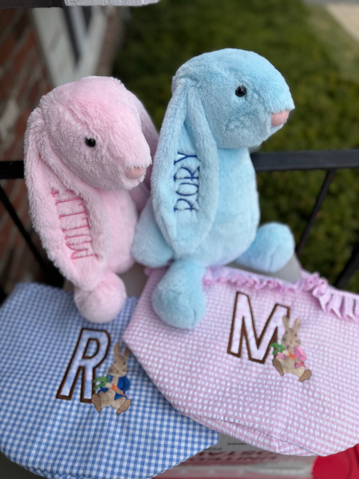 Embroidered Easter Baskets